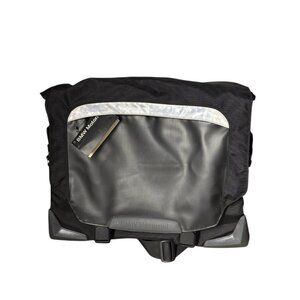 BMW Motorrad Messenger Bag Black Nylon Reflective Trim NEW NWT